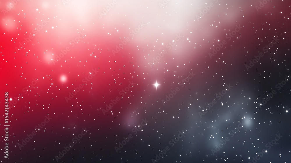 Poster space background with stars and nebulae for science and astronomy projects or presentations