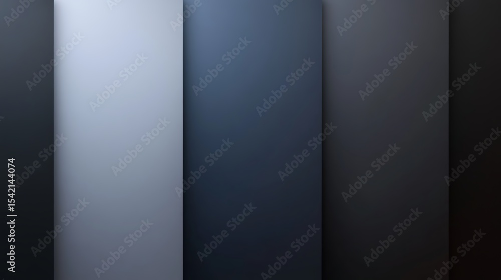 Poster abstract gradient background with light to dark gray shades for presentation backdrop