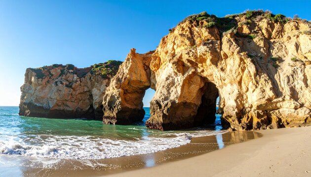 beach and rocks - Powered by Adobe