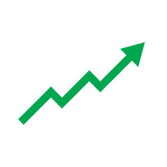 green business graph icon
