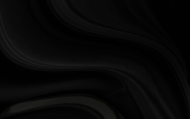 Black gray satin dark fabric texture luxurious shiny that is abstract silk cloth background with patterns soft waves blur beautiful.
