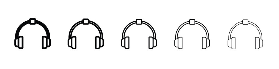 Ear muffs icon Symbol concept for web design.simple line vector icon. logo illustration.