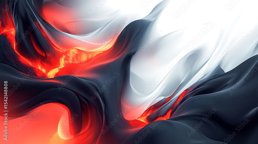 Poster abstract lava flow background with fluid dynamics and vibrant colors for creative designs