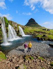 Stunning waterfall in Iceland showcasing beautiful landscape and outdoor adventure experience