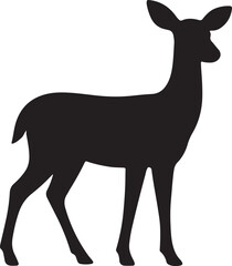 Fototapeta premium Deer vector art হরিণ
