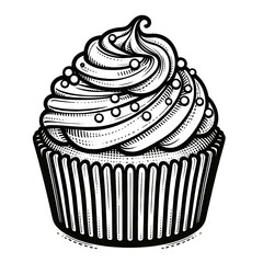 Cup cake vector like image  