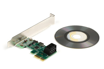 Disk array controller card ( Raid ) with sata connectors