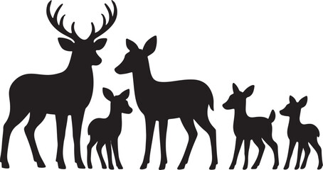 Deer vector art হরিণ
