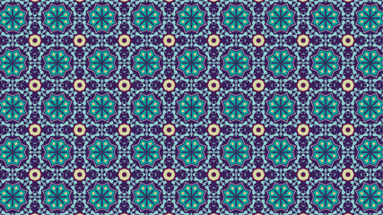 Fototapeta premium Abstract and geometric Seamless Pattern design suitable for fabric or wrapping paper.