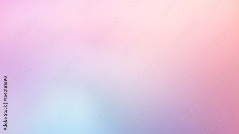 Poster Soft pastel gradient background with dreamy textures creating a smooth color transition