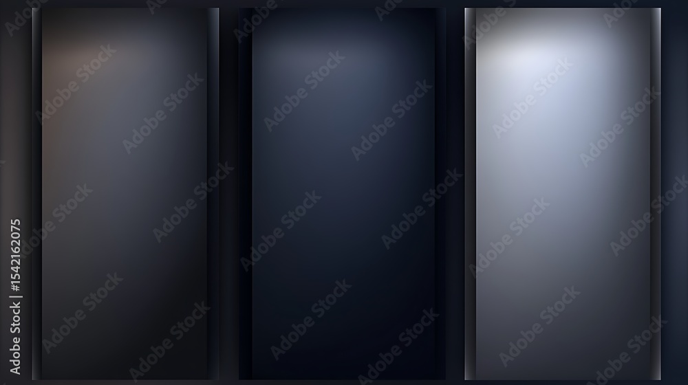 Poster abstract dark gradient background with lighting effect for modern design style
