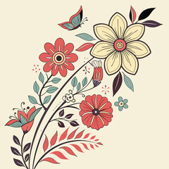 abstract floral background