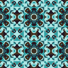 Seamless Circle Not Circle texture. Seamless Hi-res (8000x8000) texture. Modern stylish abstract texture.