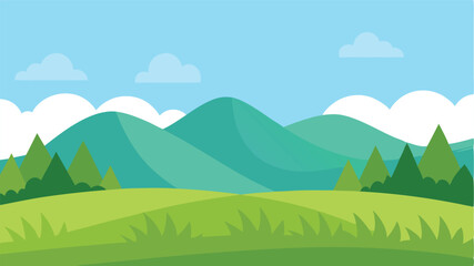 Obraz premium grass natural landscape background.