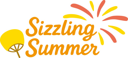 Sizzling Summer - Summer Phrase / Color Version