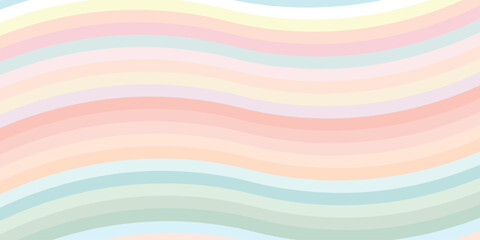 Obraz premium Seamless stripe pattern in pastel colors. Spring seamless backgrounds pastel color. Easter palette soft pastel candy colors.eps10