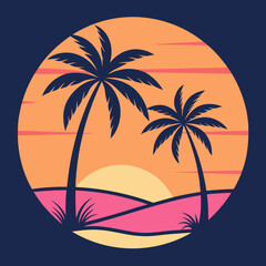 palm tree on the beach