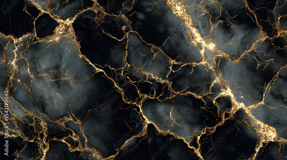 Poster elegant dark marble texture with intricate veining patterns stock illustration