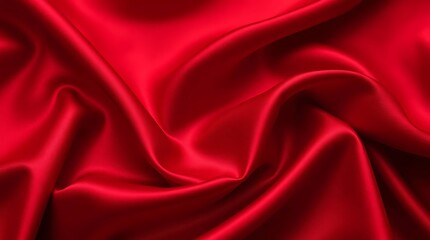 Obraz premium red satin background