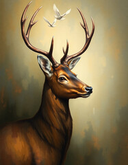 deer in the forest