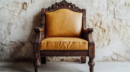 old chair in the interior