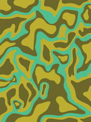 Abstract Camouflage of Organic Shapes