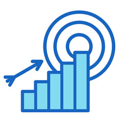 Unified Goals  Icon Element For Design	