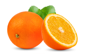 orange fruit isolated on transparent png ( Image from camera)