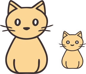 Cat Clipart Set for Cute Pet Designs. Adorable Cat Clipart Collection for Print. Cartoon Cat Clipart Set for Kids and Crafts. Creative Cat Clipart Bundle for Designers. Fun Cat Clipart Set for Animal