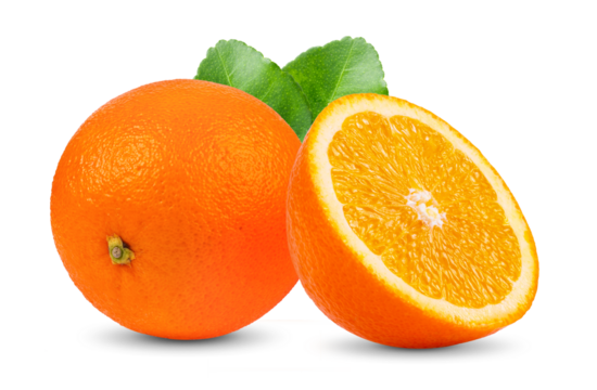  orange fruit isolated on transparent png ( Image from camera)