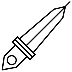 Simple Icon of a Vector Pen Tool