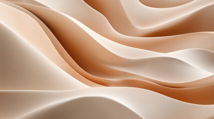 An expressive depiction of stunning fractal patterns on a brown silk backdrop - abstract geometric masterpiece.