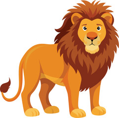 Obraz premium lion vector illustration