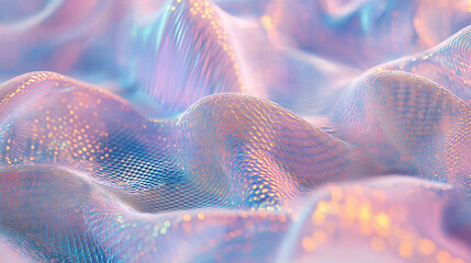 A multi-purpose visual content highlight striking macro close-up: enthralling blue shimmer in a fascinating blossom petal.