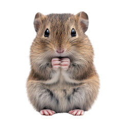 Obraz premium Hamster Isolated on white transparent background