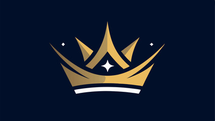 Fototapeta premium golden crown vector illustration