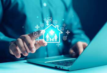 The concept of insurance represents various types of insurance such as insurance, travel, benefits,...