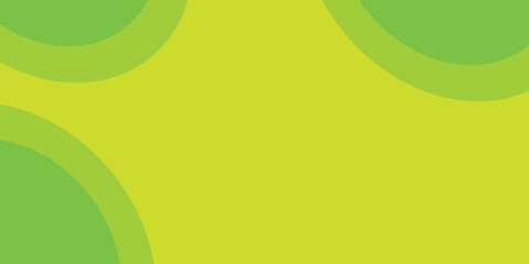 Wavy Curvy Circular and Circle Shapes and Designs Green and Yellow Colors Modern Abstract Background Geometric Background
