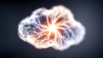 An abstract representation of energy, showcasing dynamic movement and vibrant colors symbolizing power and transformation.