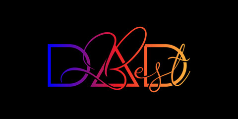 Father's Day greeting cards in gradient colorful