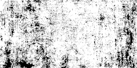 Vector black and white grunge abstract wallpaper with vintage distress background in white and black on white.