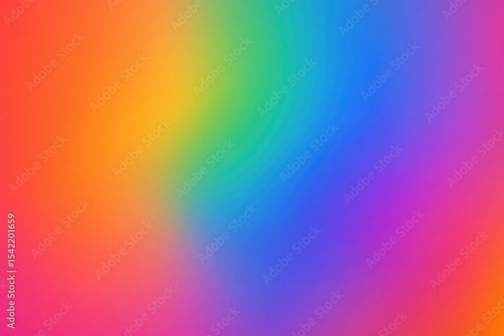 Poster vibrant gradient of colors merging together in a soft blend, showing a spectrum from warm tones to c