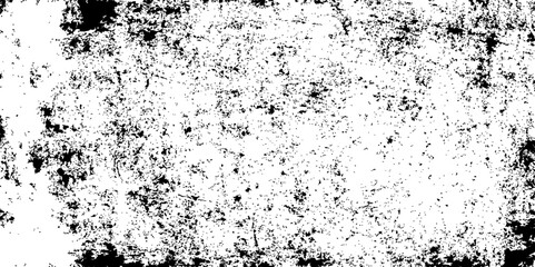 Vector black and white grunge abstract wallpaper with vintage distress background in white and black on white.