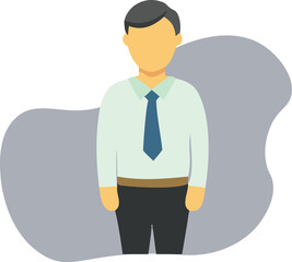 Businessman Color Vector Icon Illustration