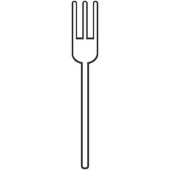 white fork icon