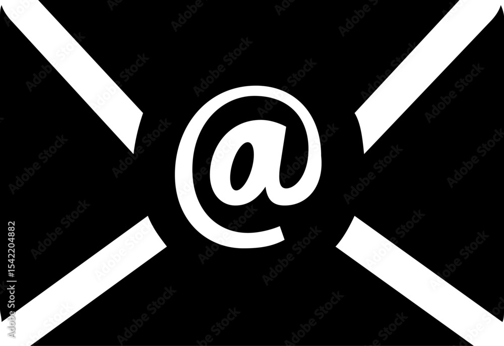 Poster mail icon vector. email illustration sign. envelope symbol. post web icon. mail symbol for web and m