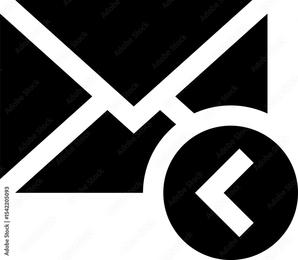 Poster mail icon vector. email illustration sign. envelope symbol. post web icon. mail symbol for web and m