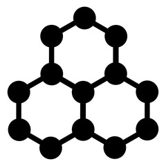 Moleculae structure icon vector. Atom structure illustration sign. molecule symbol. atom web icon. Physics logo design.