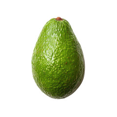 Fresh Avocado with Vibrant Green Skin and Unique Texture on a White Background for Healthy Food Concepts Transparent background or png
