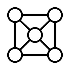 Moleculae structure icon vector. Atom structure illustration sign. molecule symbol. atom web icon. Physics logo design.